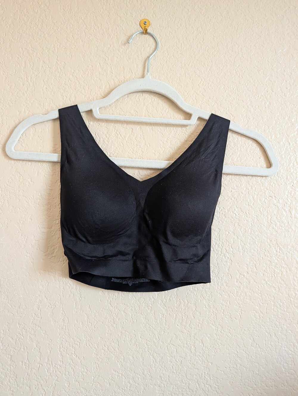 NWOT Soma Black Enbliss Wireless Seamless Bralette Size Medium - Picture 4 of 9
